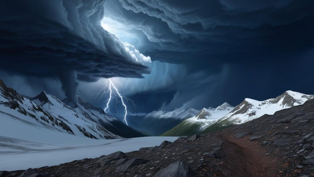 Weather in the mountains can change dramatically in a matter of minutes