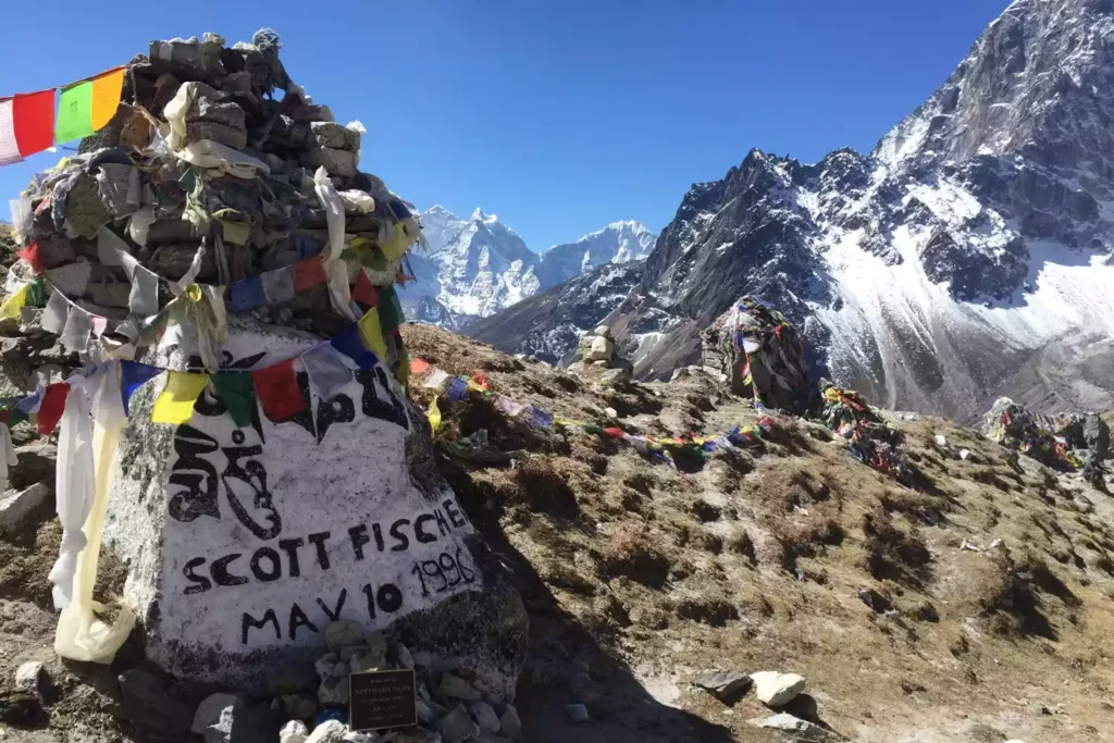 Scott Fischer Everest memorial.
